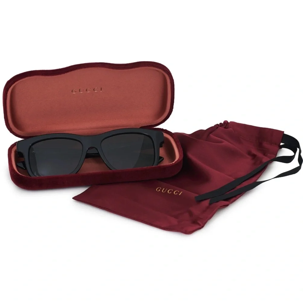 New - 💯 Authentic Gucci Grey Square Men's Sunglasses GG0824S 005